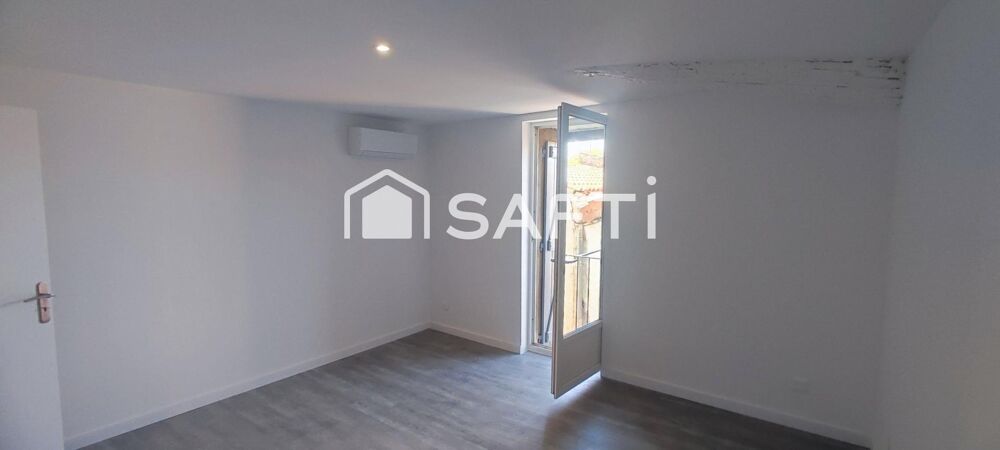 Cazouls, F4 rénové, env. 90m2, garage 22m2,