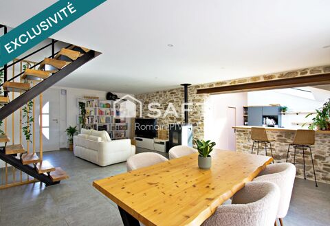   Maison pierre rénovée 2 chambres + jardin + garage Maison - 3 pièce(s) - 75 m²