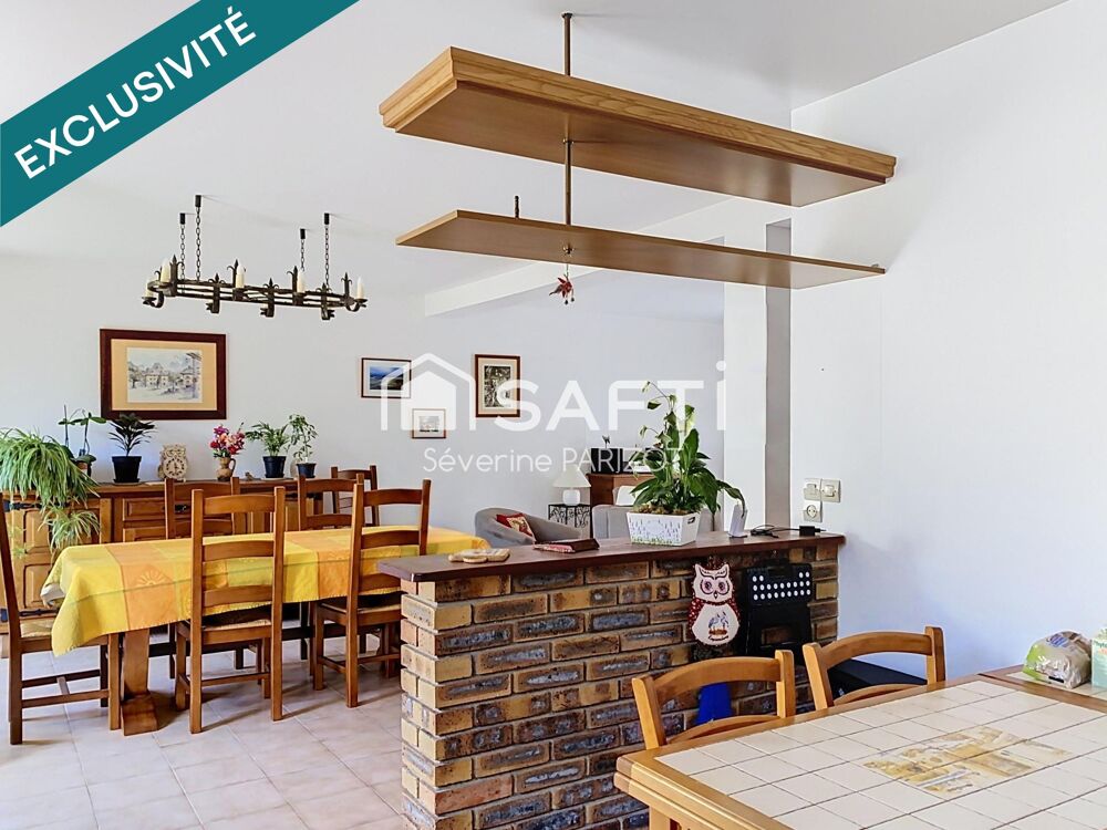 Maison familiale avec 5 chambres et un jardin de plain-pied