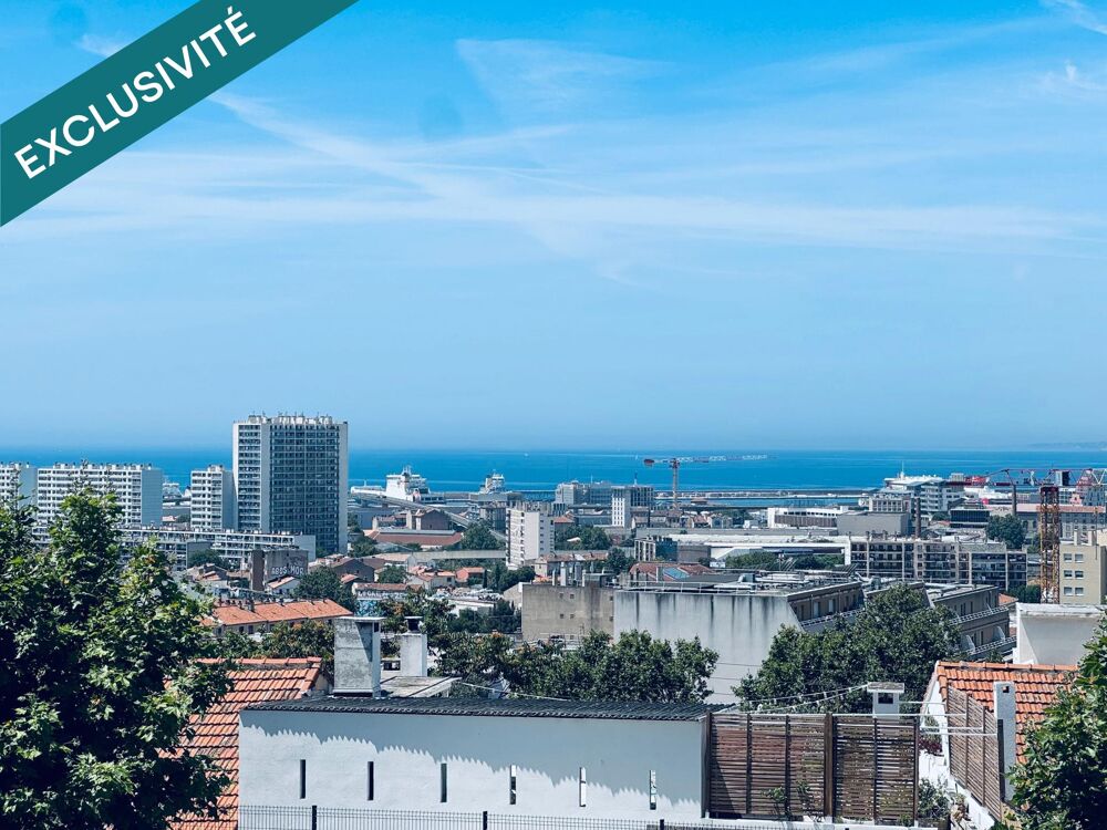 Vente Appartement UN GRAND T4 TRAVERSANT À ST GABRIEL - BALCON VUE MER - RESIDENCE CALME - GARAGE EN SUS Marseille 14