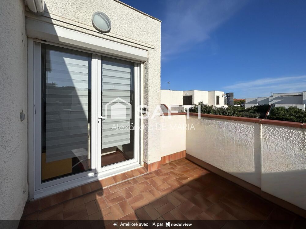 Vente Appartement APPARTEMENT CLIMATISE AVEC TERRASSE, PLAGE A 100 M Le barcares