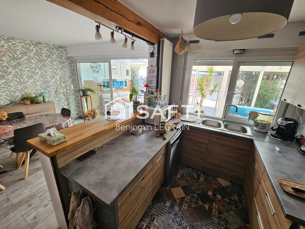 Vente Maison Maison semi-ind de 108m2, 6p, 3ch, jardin, garage Douchy-les-mines