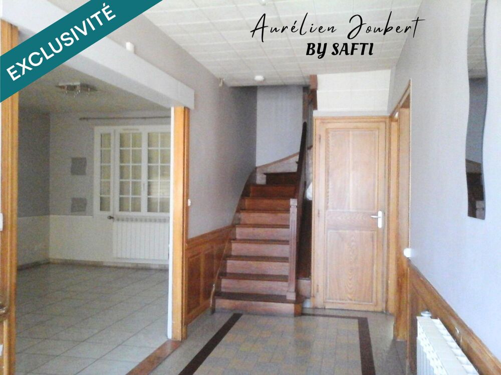 Maison de 110 m² avec grand entrepôt, vendue louée