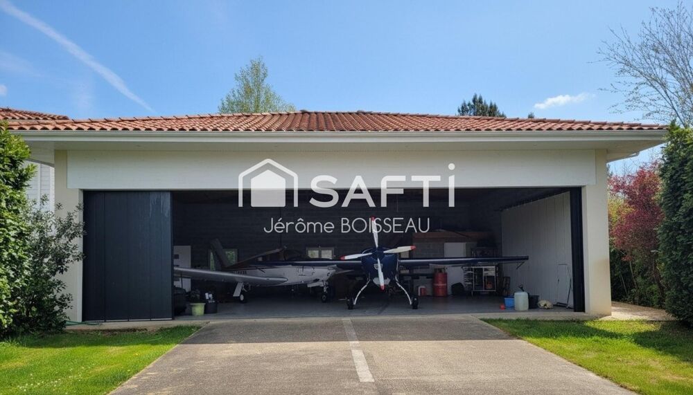 Vente Maison VILLA MODERNE DE 222M2 – AIR PARK DE BISCARROSSE- 336M2 DE HANGAR Biscarrosse