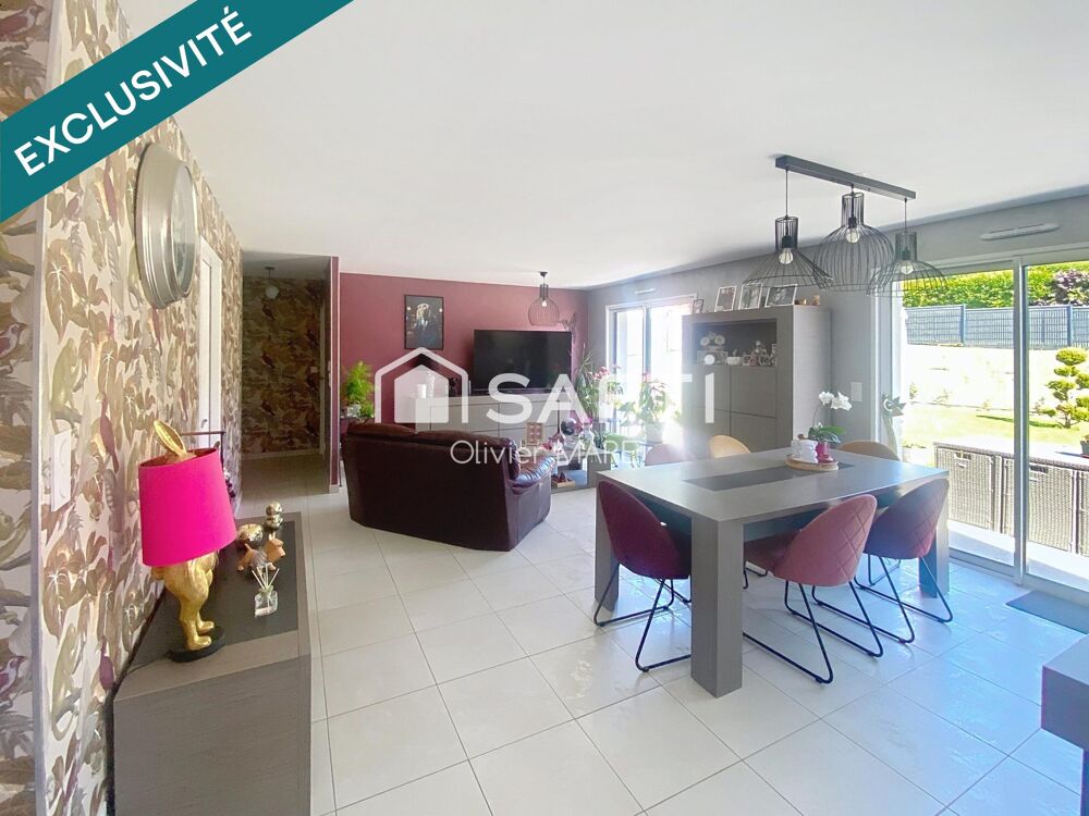 Maison 105 m², 4 chs, plain pied, terrain 788 m², Montilly sur Noireau