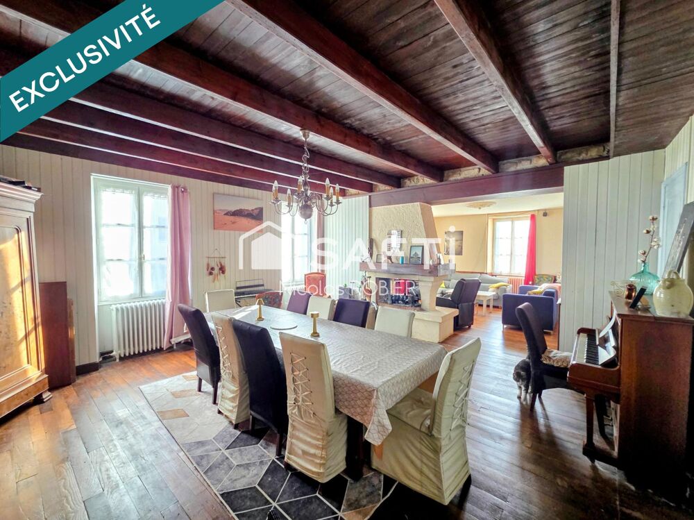 Vente Maison Maison de maître et cabinets, grands volumes et parc arboré, proches toutes commodités! Celles-sur-belle