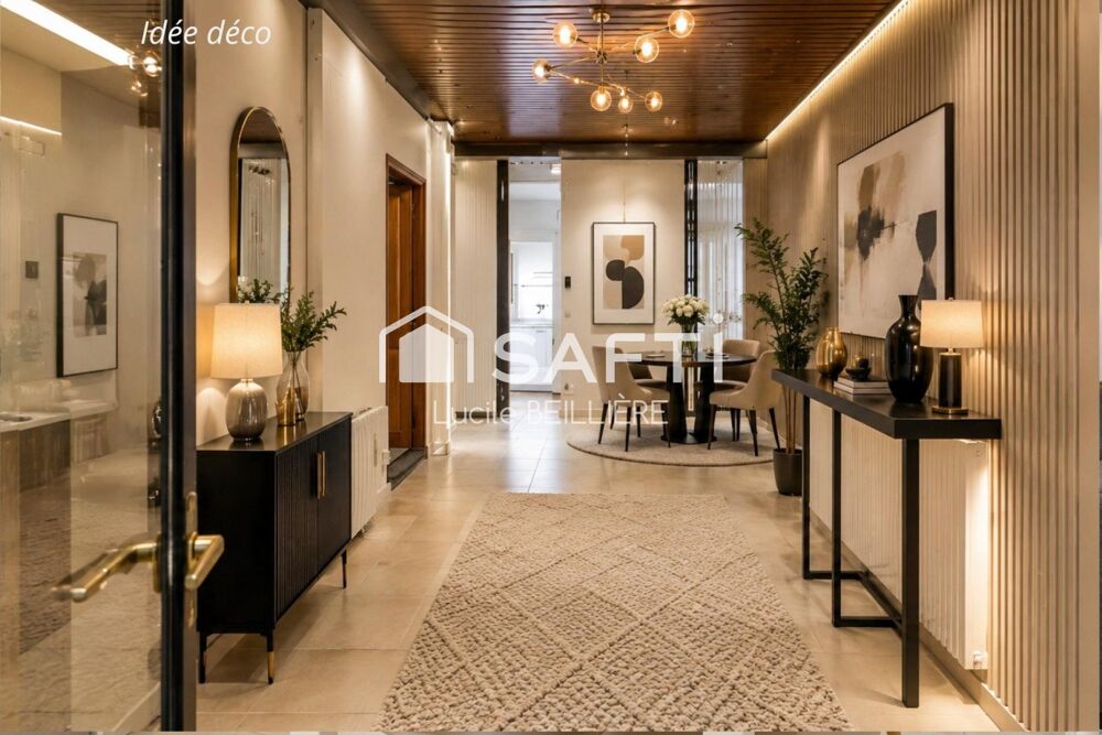 Vente Maison Au Blanc-Mesnil 93150  maisons, l'une de 130 m² et l'autre de 70 m², soit 200 m² habitables, sur un terrain de 384 m². Le blanc-mesnil