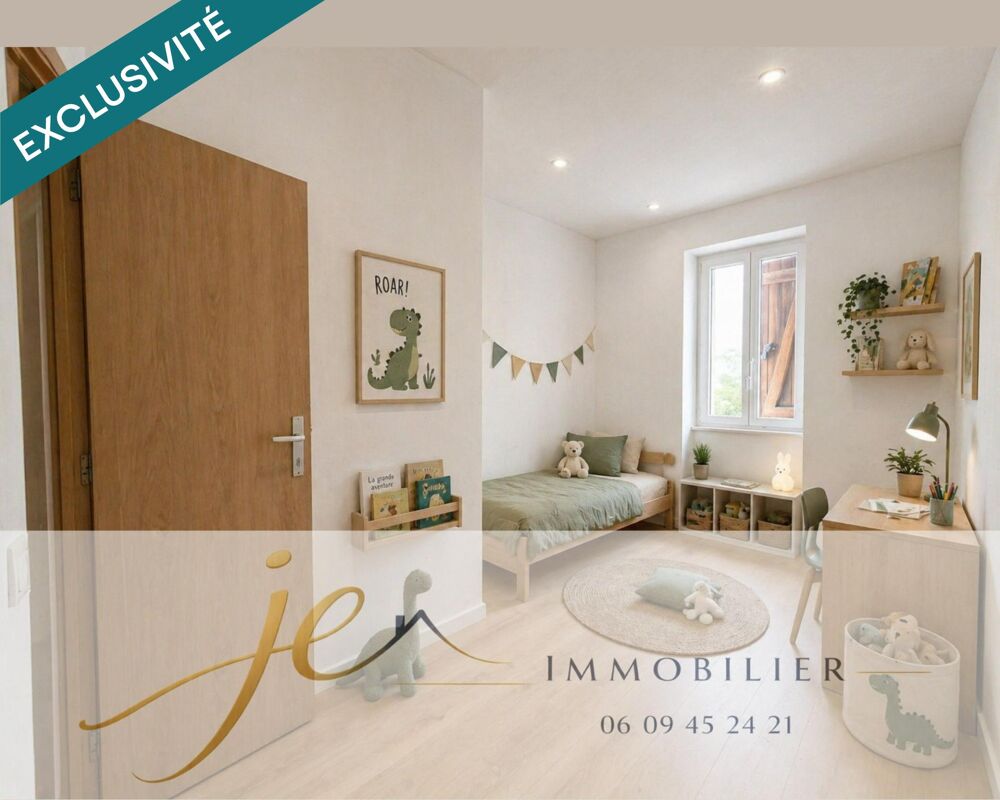 Maison en pierre à rénover intégralement 2 chambres avec jardin
