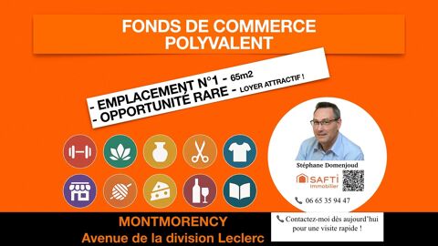 AVENUE DE LA DIVISION LECLERC - LOCAL COMMERCIAL 99900 95160 Montmorency