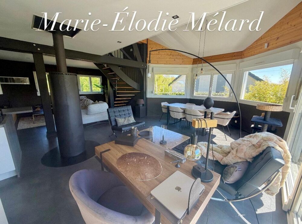 Vente Maison Maison atypique ossature bois 122 m² – Terrain 11,45 ares – Vue dégagée – Proche Luxembourg Rehon