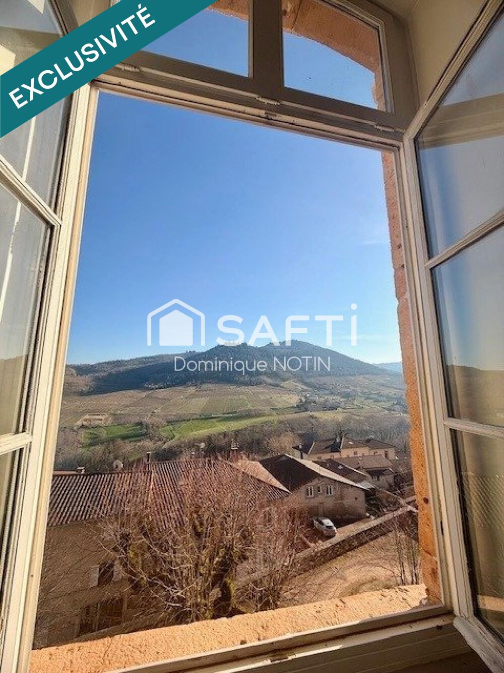 Appartement de caractère 117m² vue panoramique 2chb