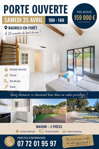  Maison � vendre 3 pi�ces 33 m�