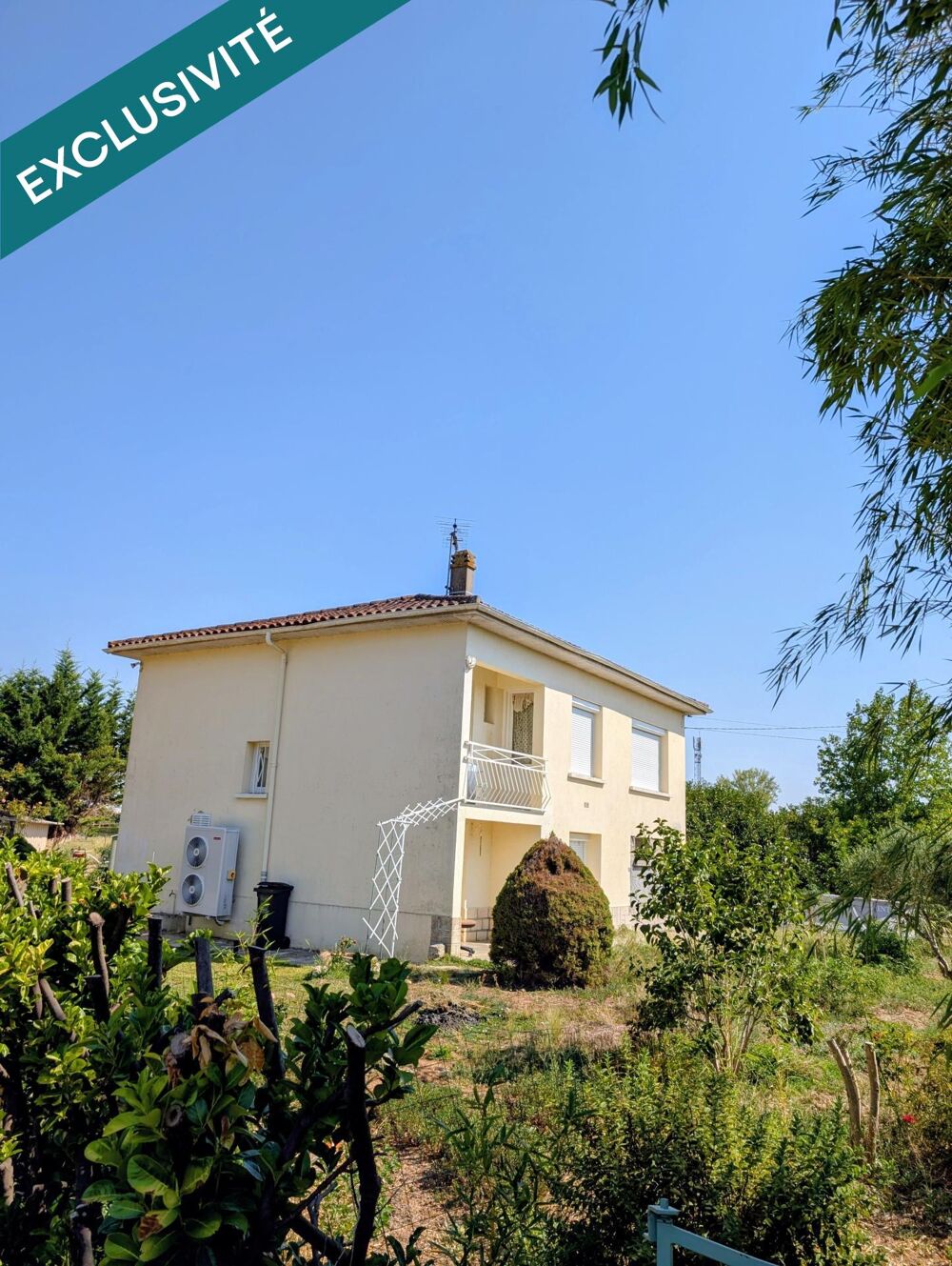 Maison 7 pièces  119 m² habitables  Terrain de 650 m²  Bias / Pujols