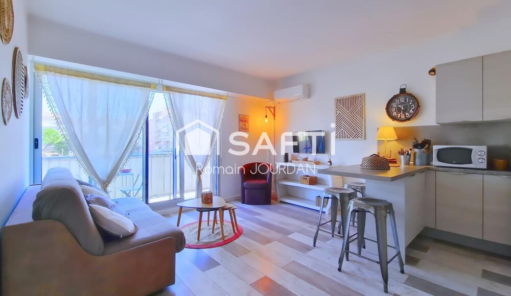 Vente Appartement Port d'Hyères, appartement 2 Pièces, avec balcon vue mer Hyeres
