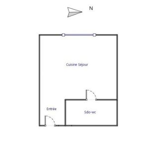  Appartement à vendre 1 pièce 17 m²