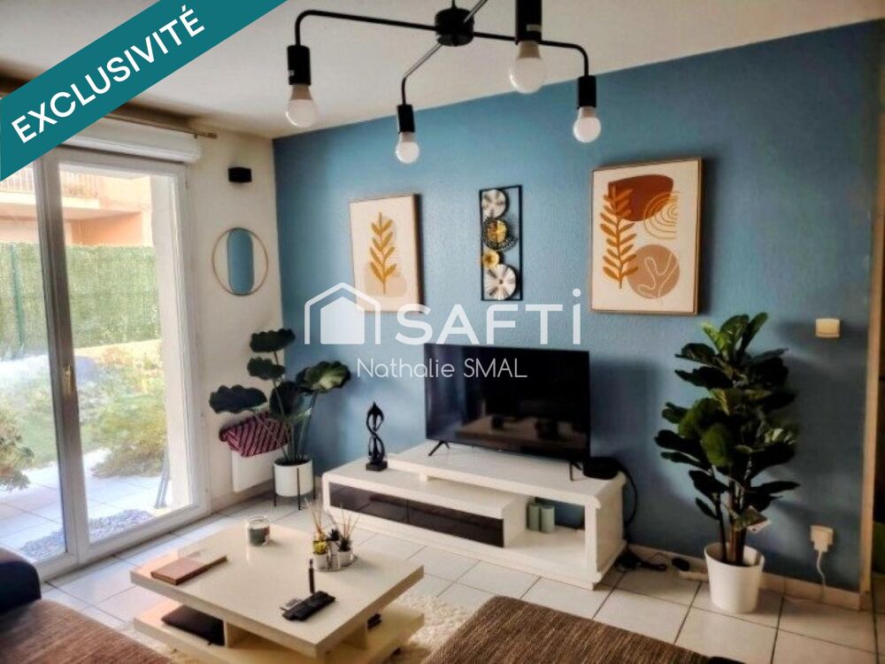 Vente Appartement 45 M2 en RDC - 1 chambre - Jardin de 60 M2 - Terrasse - Parking Agde