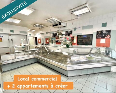   LOCAL COMMERCIAL LOUE AVEC APPARTEMENT A REHABILITER 