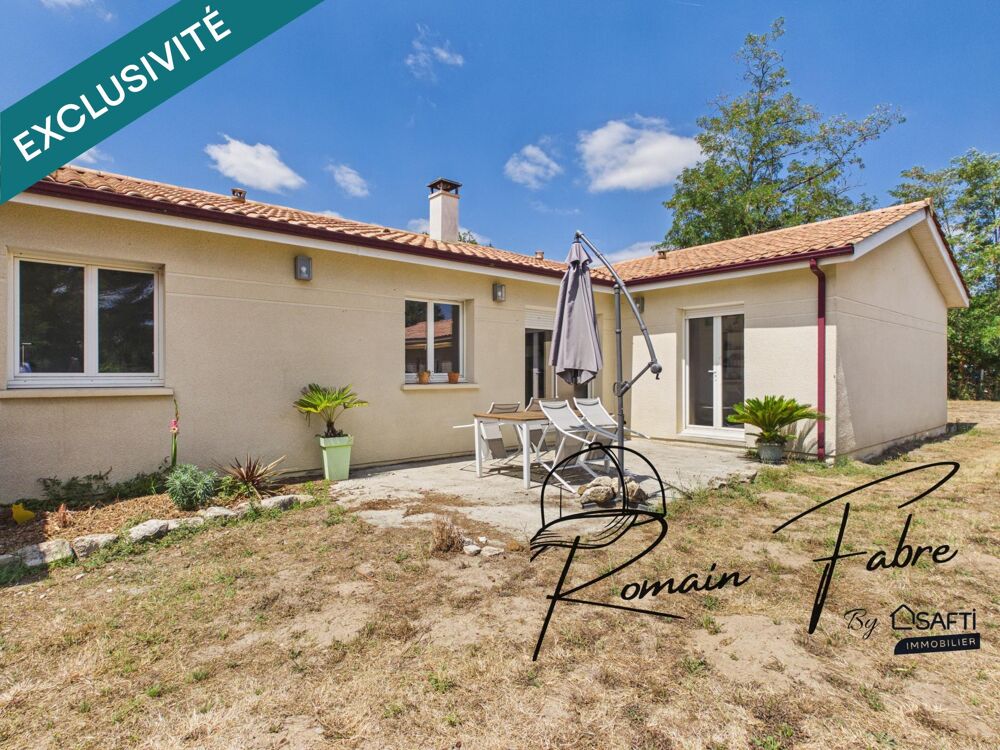 Vente Maison Maison contemporaine de 4 chambres avec très belle pièce de vie, très grand carport et terrain Cezac