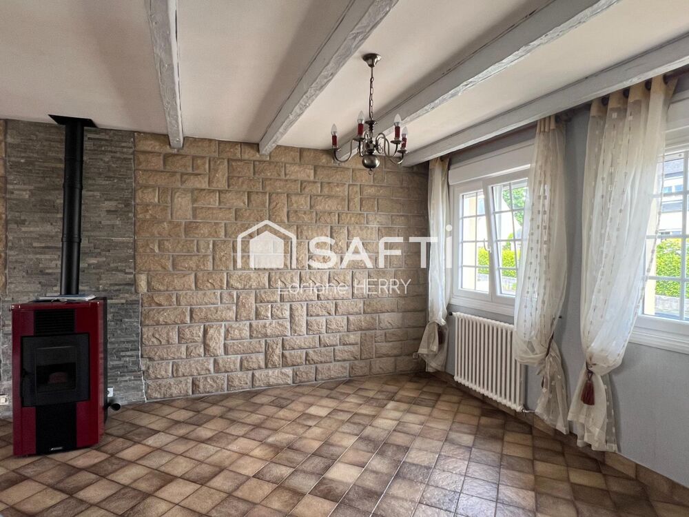 Vente Maison Maison familiale de 90 m² avec sous-sol complet, véranda et jardin arboré Dirinon