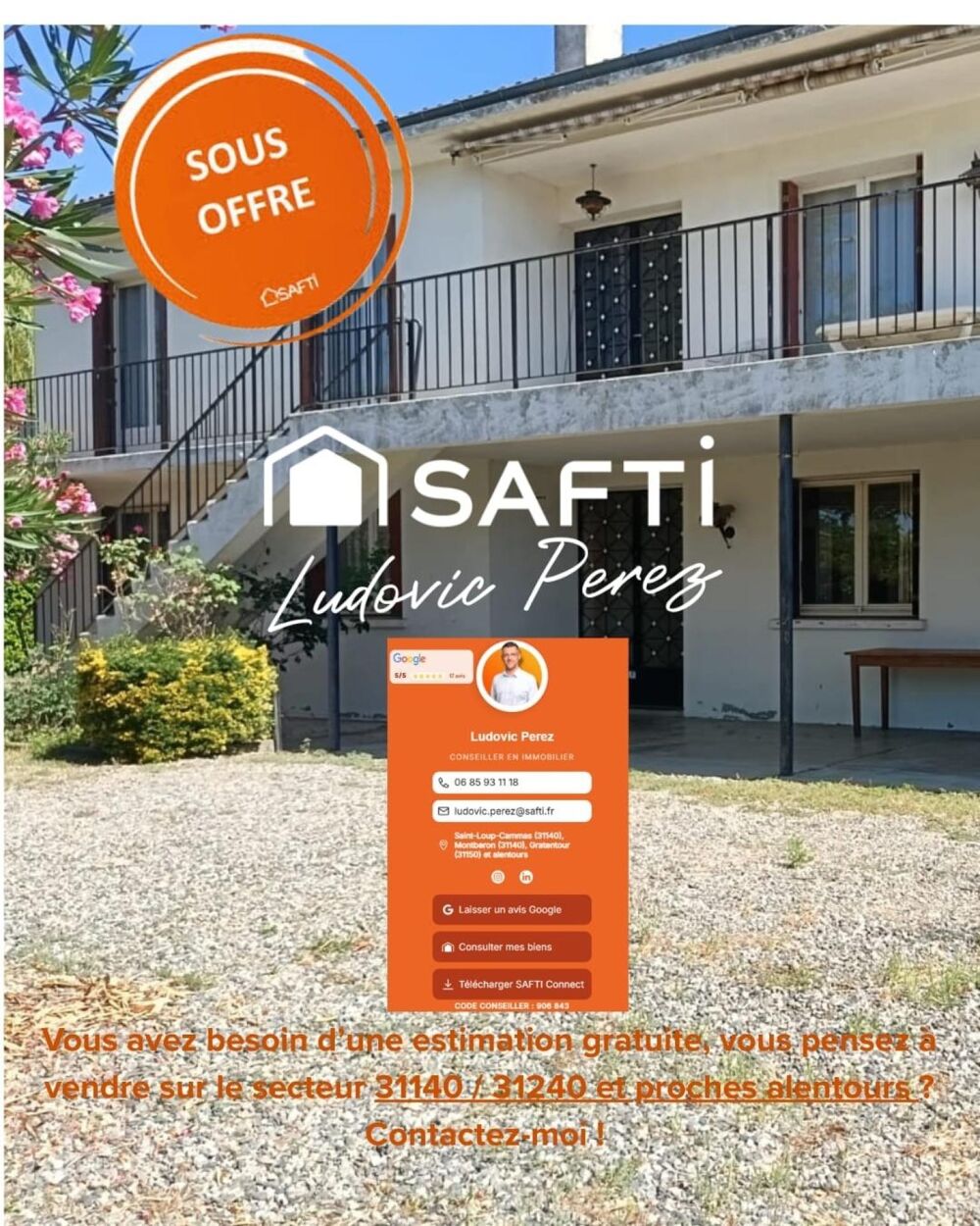 BALMA  LASBORDES | Maison familiale 216 m² sur parcelle de 1326 m²