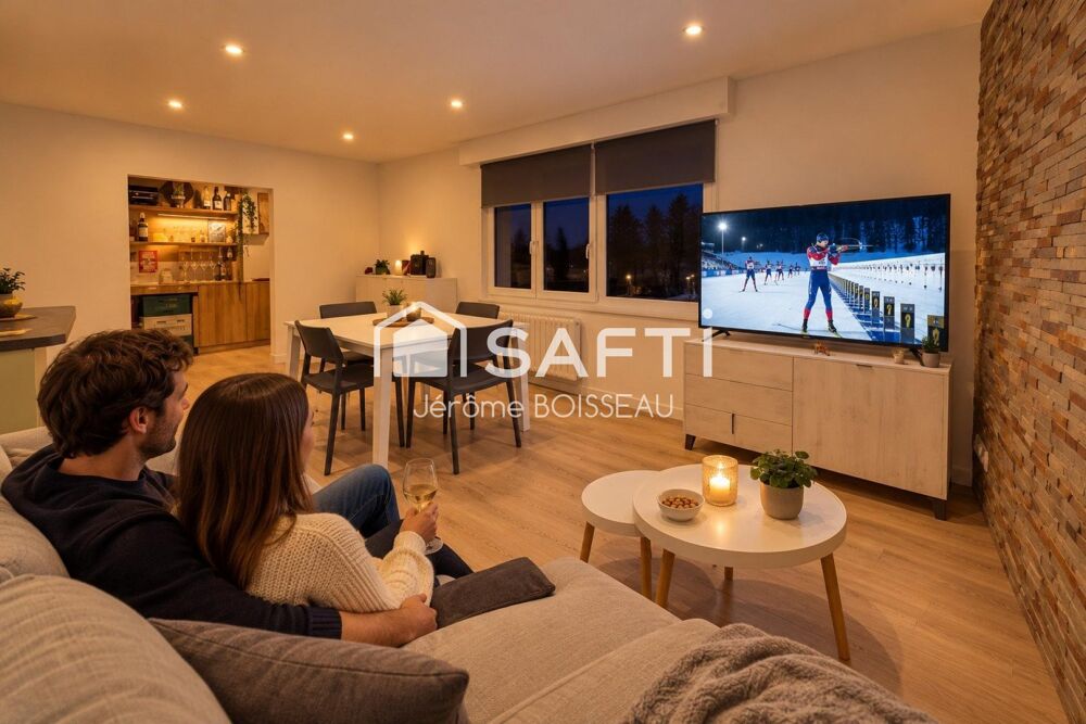 Vente Appartement LES ROUSSES - Appartement rénové de 72 m², 2 chambres, cave et 2 parkings Les rousses