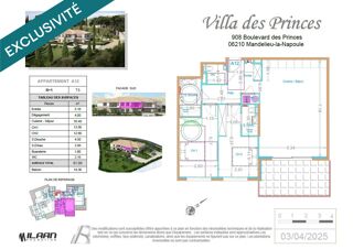  Appartement � vendre 3 pi�ces 81 m�