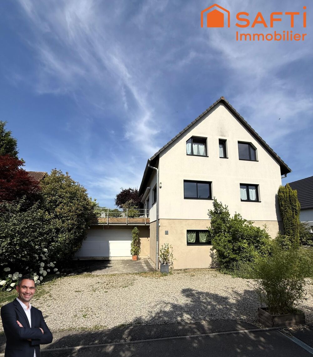 Vente Maison Superbe maison moderne disposant d'un jardin avec piscine hors-sol, d'un double garage et d'un appartement indépendant ! Hipsheim