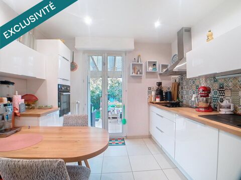   Charmante maison mitoyenne avec jardin, terrasse, cave et garage. Maison - 4 pi�ce(s) - 78 m�