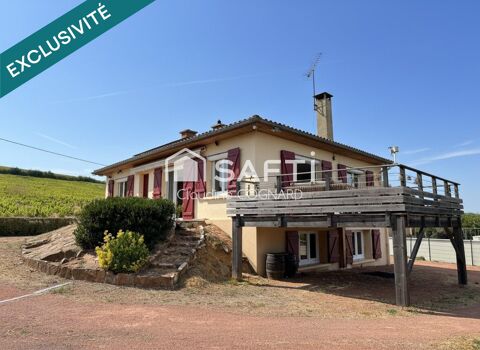   Juliénas : espace, confort et vue imprenable Maison - 5 pièce(s) - 137 m²