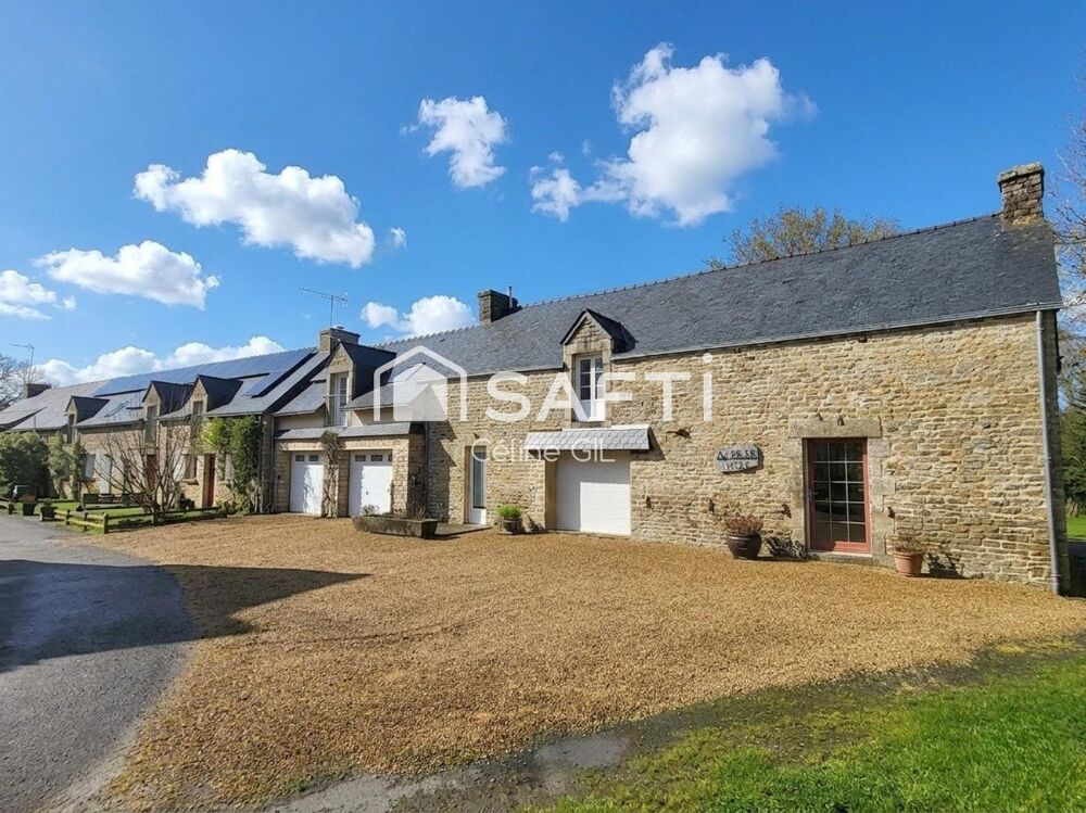 Maison avec gîte et appartement  piscine  proche Josselin