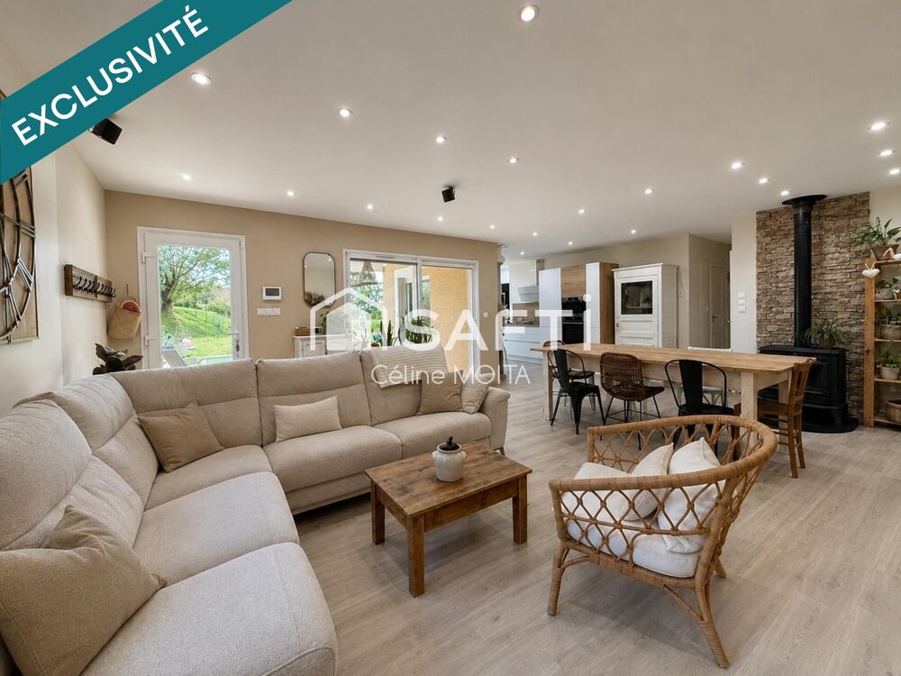 Vente Maison Maison 4 chambres avec piscine sur 1 514m2 Oytier-saint-oblas
