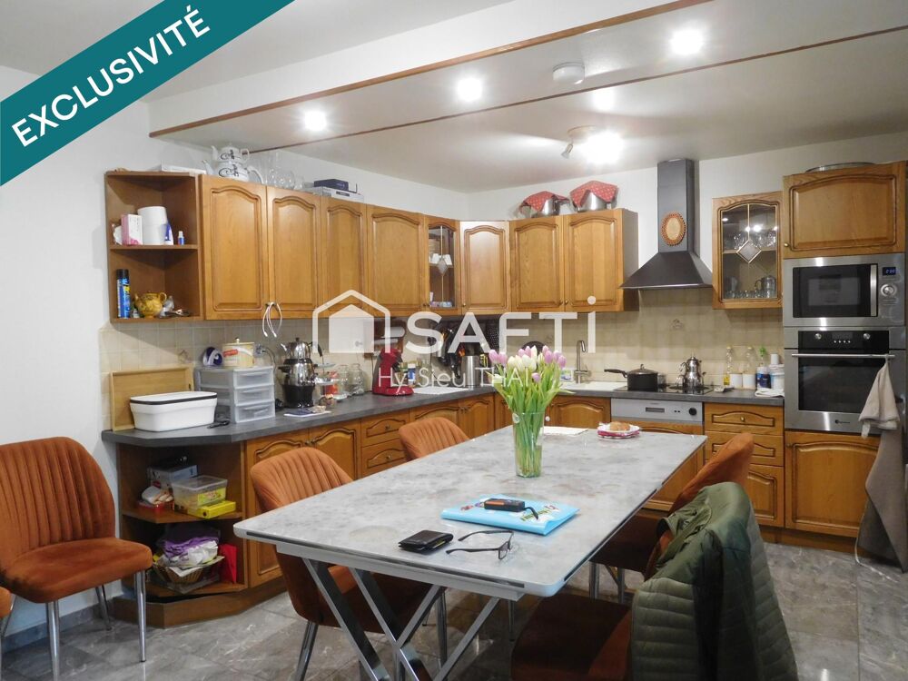 Vente Immeuble Maison Habitation (108 m2), 3 chambres, grande Terrasse, Garage et Local Commercial (130 m2) Nantua