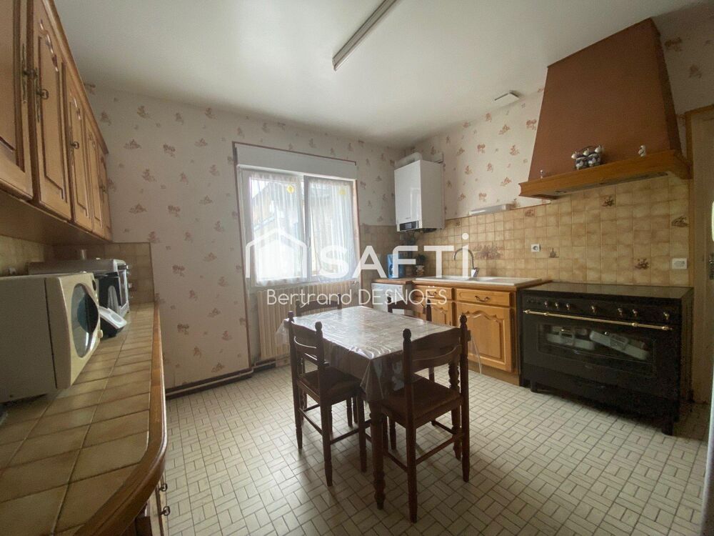 Maison de bourg 108 m², 3 chambres, terrain 760 m²