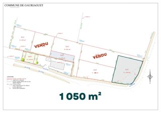  Terrain à vendre 1050 m²