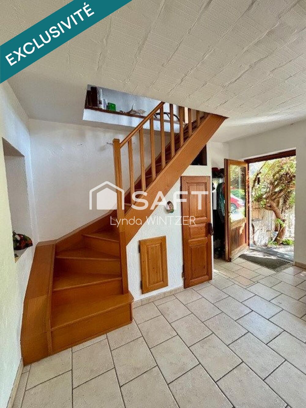 Maison familiale mitoyenne chaleureuse avec jardinet à Muttersholtz  120 m²  6 pièces
