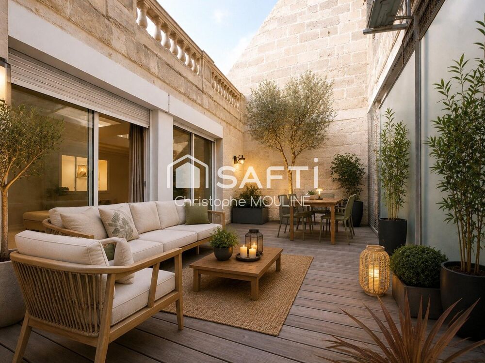 Vente Appartement Beau duplex entièrement rénové, grande terrasse. Bordeaux