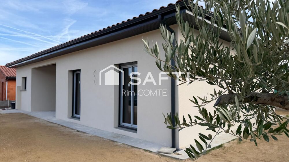 À VENDRE  Maison contemporaine de plain-pied 111m²  Livraison fin décembre!
