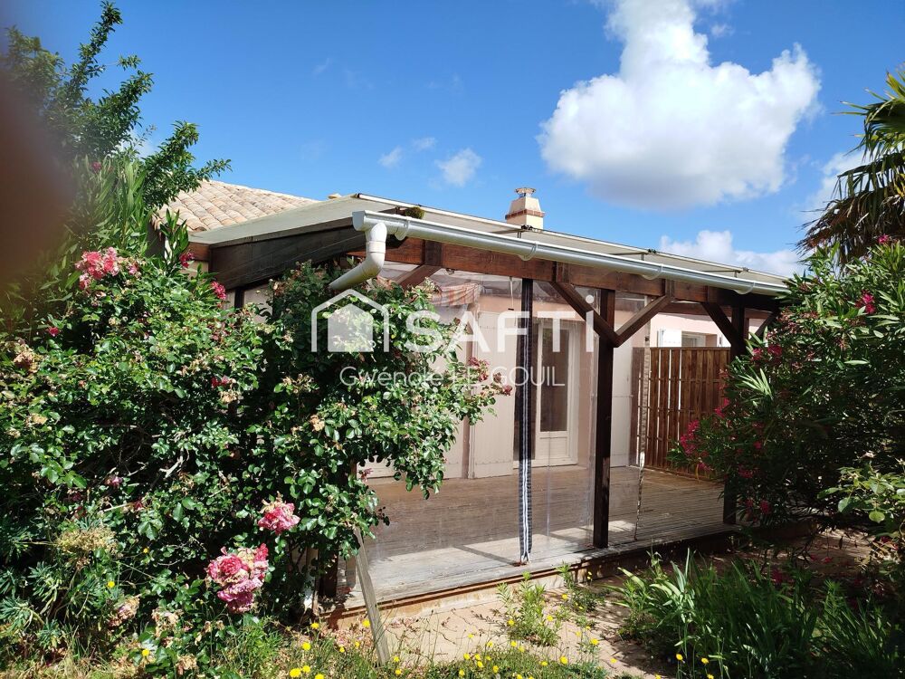 Maison 3 pièces 88 m² de plain-pied, joli jardin