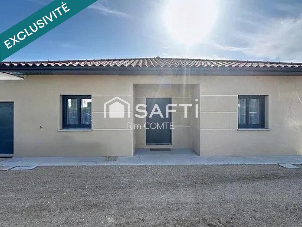 Maison contemporaine de plain-pied  142 m²  Prestations haut de gamme