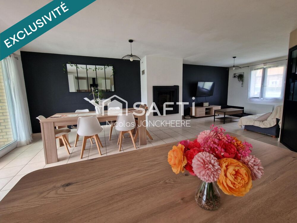 Vente Maison Plain pied Individuel 4 chambres Mazinghem