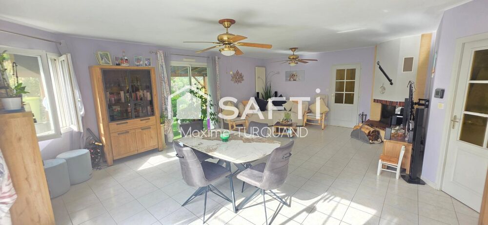 Vente Maison Pavillon sur sous-sol 143m², 3 chambres, 1090m² de terrain. La chataigneraie