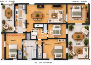  Maison à vendre 5 pièces 130 m²