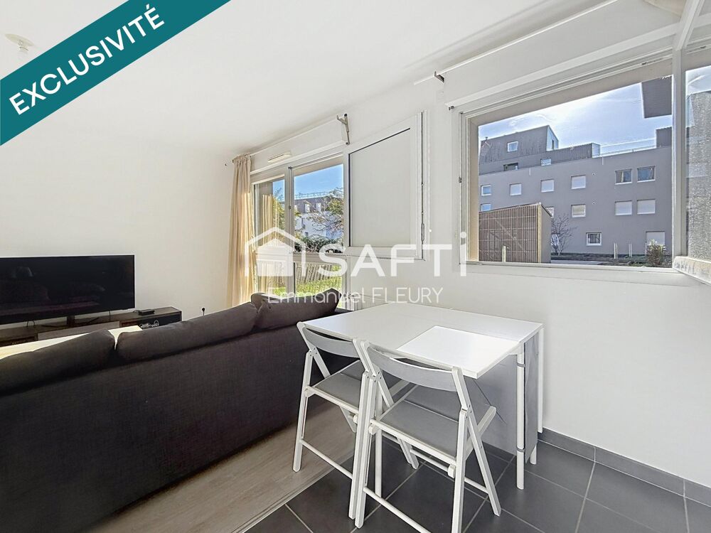 Vente Appartement Orvault Bourg – Appartement T2 loué – Résidence 2016 avec parking Orvault