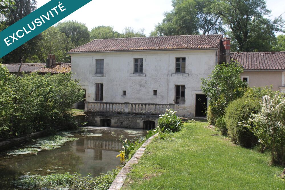 Vente Maison Propriété exceptionnelle : moulin à eau, 2 habitations, 500 m² de dépendances et 6,5 hectares de nature. Saint-ciers-champagne