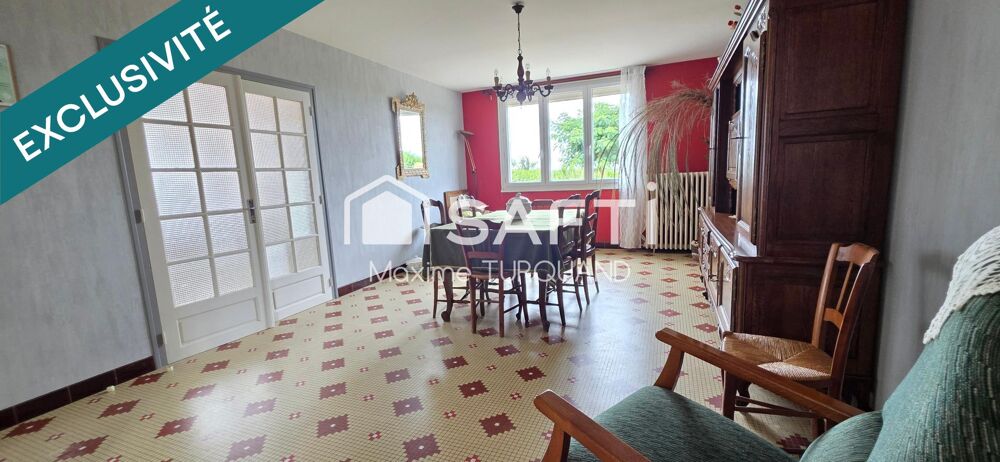 Vente Maison Maison d'habitation 123m², 4 chambres, dépendances et garage, 2052m² de terrain. Saint-pierre-du-chemin