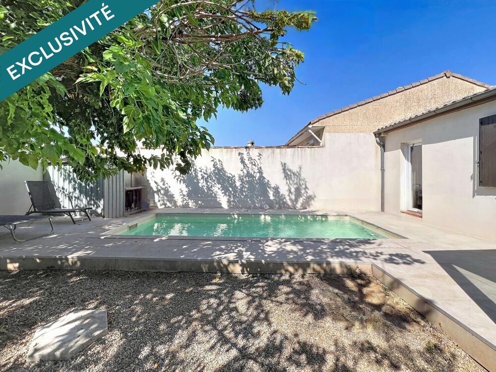 Vente Maison Maison de plain-pied - 2 chambres  – Véranda et piscine Lunel