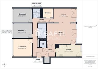  Appartement à vendre 5 pièces 99 m²