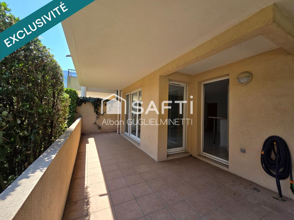 T3 avec grande terrasse, garage et cave