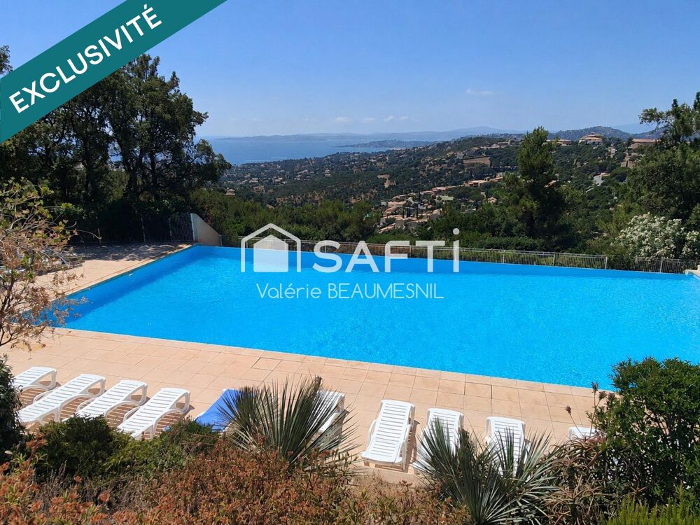 Vente Appartement T 3 - TERRASSE PANORAMIQUE MER, GOLFE ET  VILLAGE DE SAINT TROPEZ – PISCINE – TENNIS - CALME - NATURE - BELLES PRESTATIONS Roquebrune-sur-argens