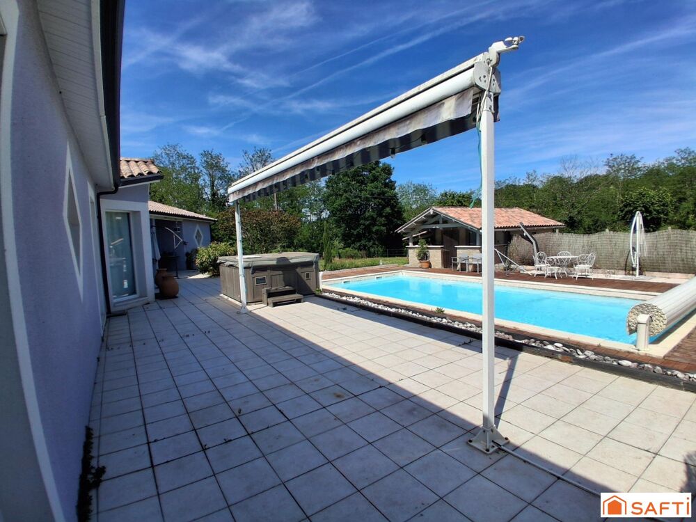 Maison 171m2, 5 chambres, piscine, jacuzzi, garage